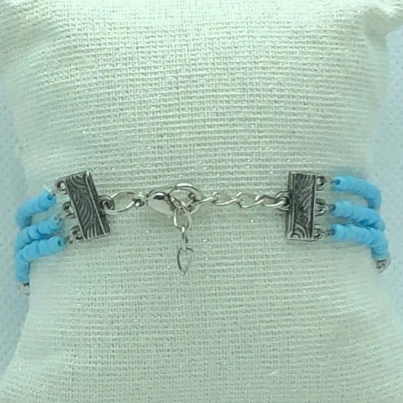 Chip Stone Seed Bead Bracelet - Picture 4 of 6